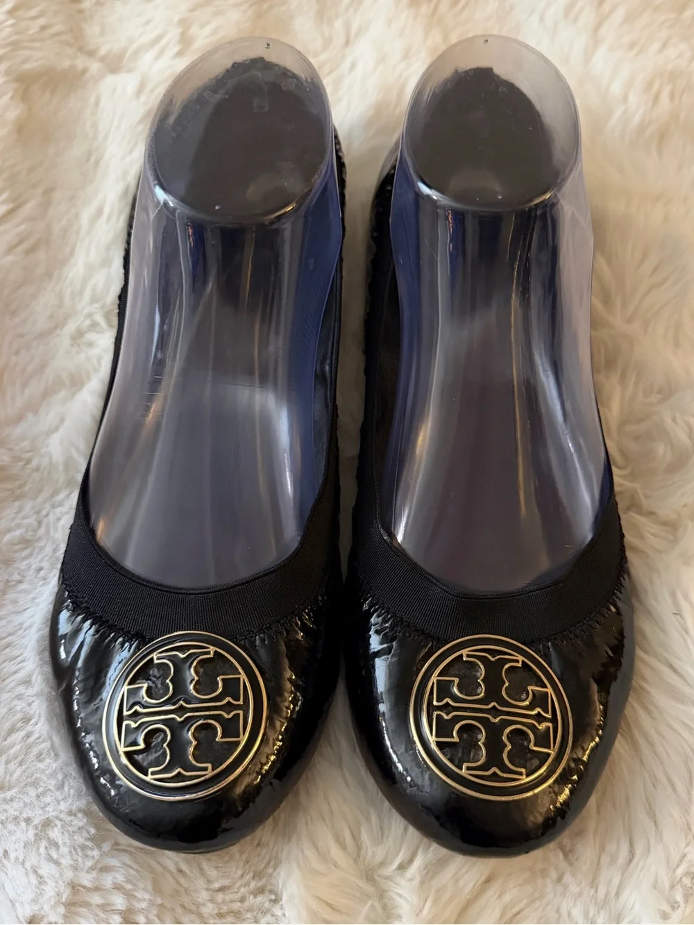 Final price unless bundled. Tory Burch size 9 Black Patent leather flat
